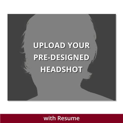 Headshot Style X - Landscape with Resume